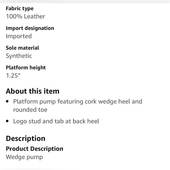 Stuart Weitzman Corkswoon Wedge Pump, Nice Blue, 10M US - Picture 7 of 13